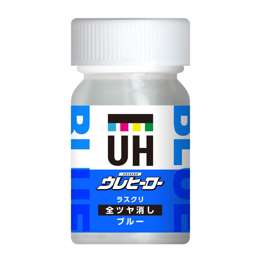 斎藤塗料 ウレヒーロー ラスクリ 1019 15ml ブルー