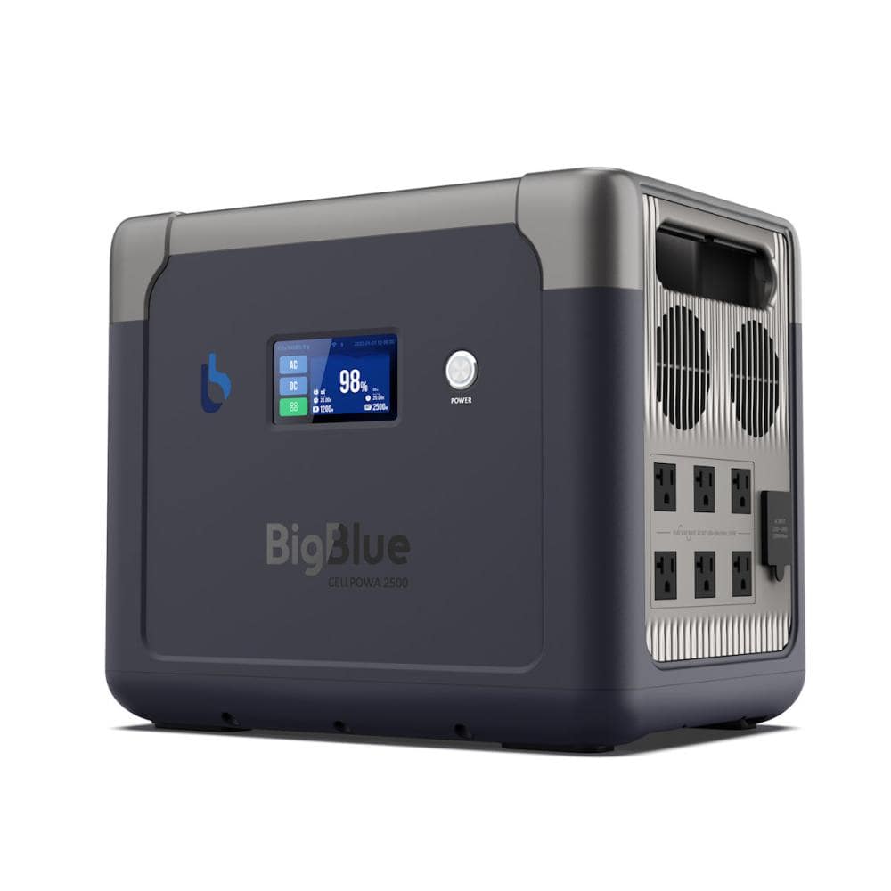 ＢｉｇＢｌｕｅ（ビッグブルー）　ポータブル電源　２５００Ｗ　Ｃｅｌｌｐｏｗａ２５００