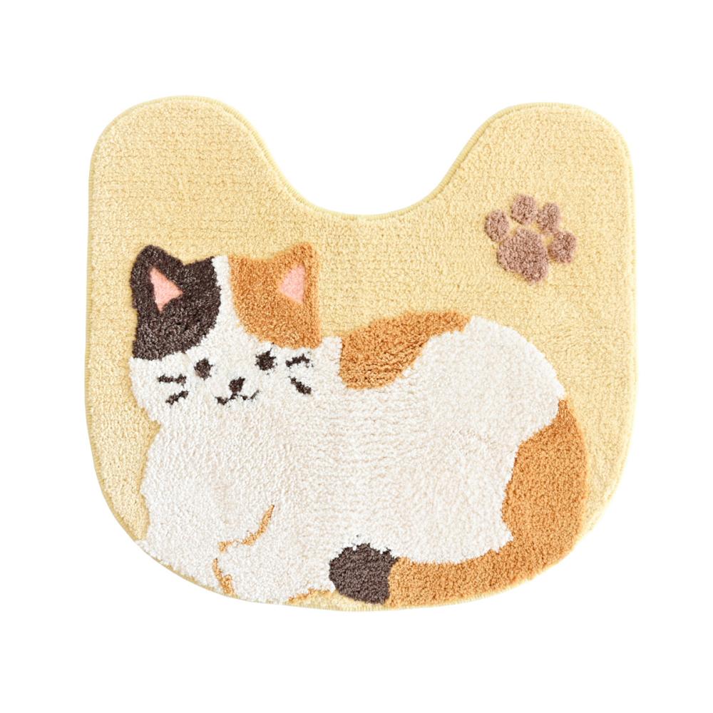 トイレマット　５５×６０ｃｍ　ベージュ