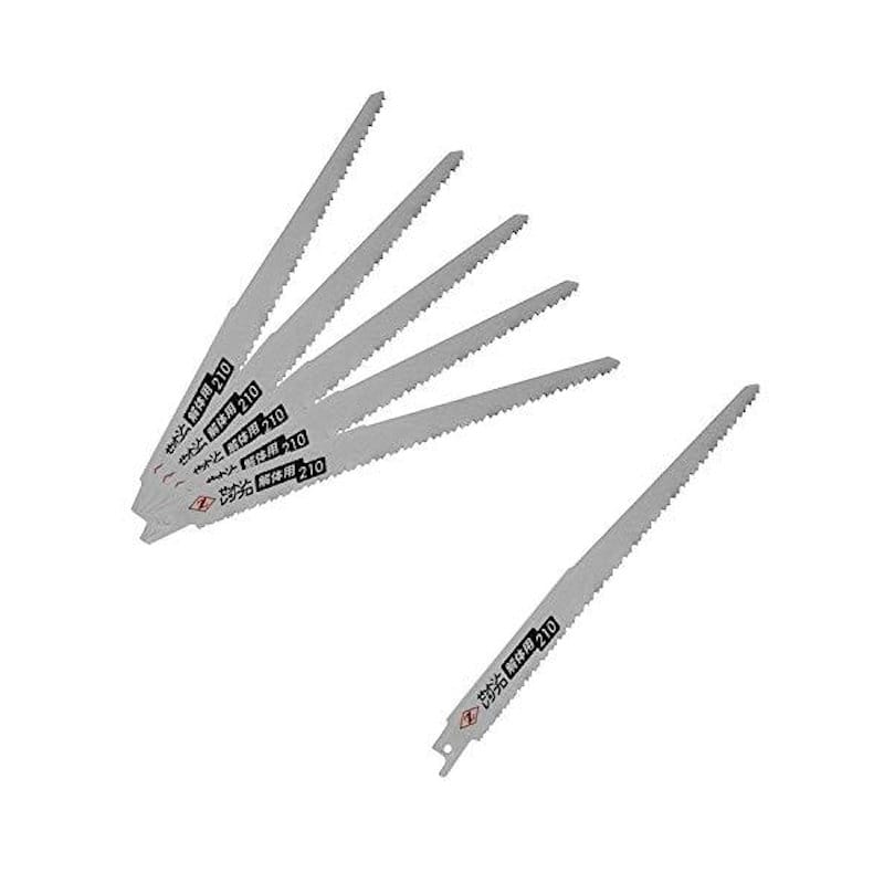 ゼット販売 Z レシプロソー替刃 解体用 210mm 6枚入り 品番20121