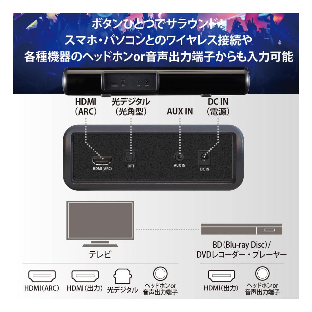 オーム電機　バースピーカー　Ｓ　２１３０