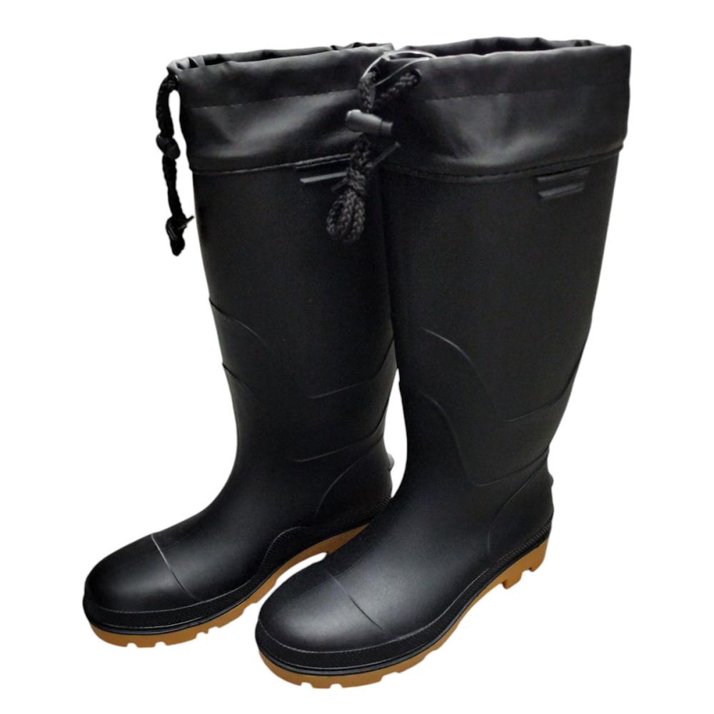 カバー付セーフティーPVCブーツ ブラック XL 27.5~28cm
