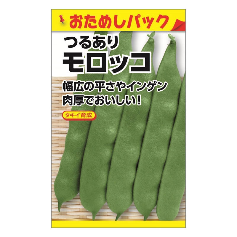 タキイ育成 つるありモロッコ おためしパック
