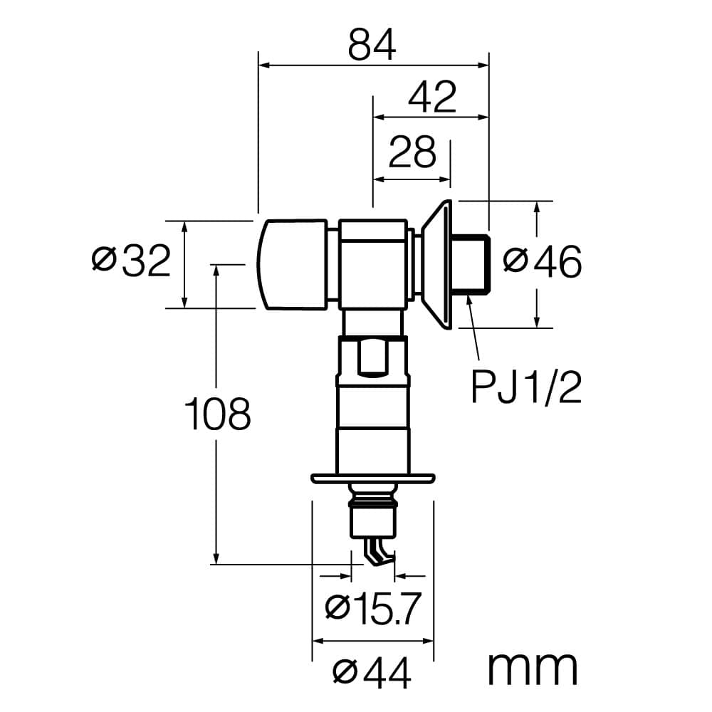 ＳＡＮＥＩ（サンエイ）ＦＢ洗濯機用送り座水栓　ウルトラファインバブル発生　ＰＹ１４３３Ｔ６Ｖ