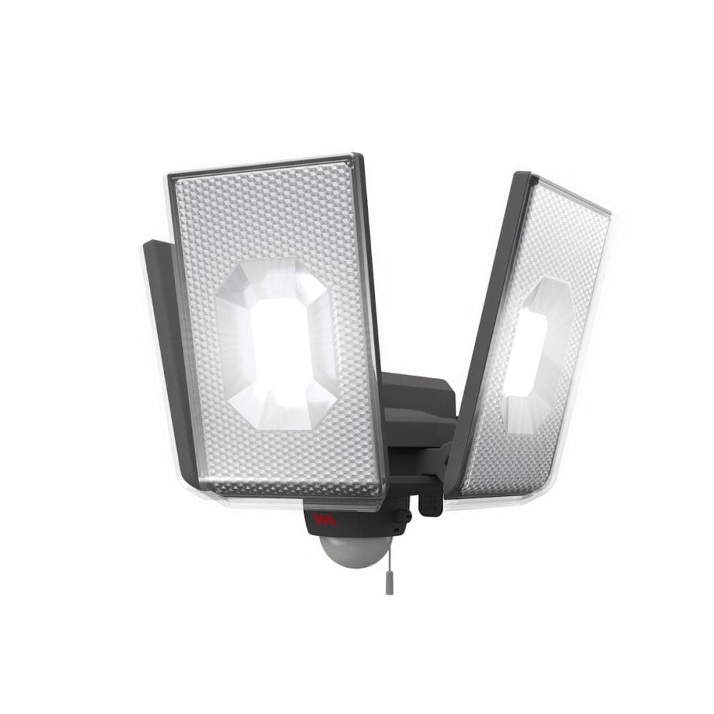 ムサシ スライド型LEDセンサーライト 12.5W×3灯 AC3050