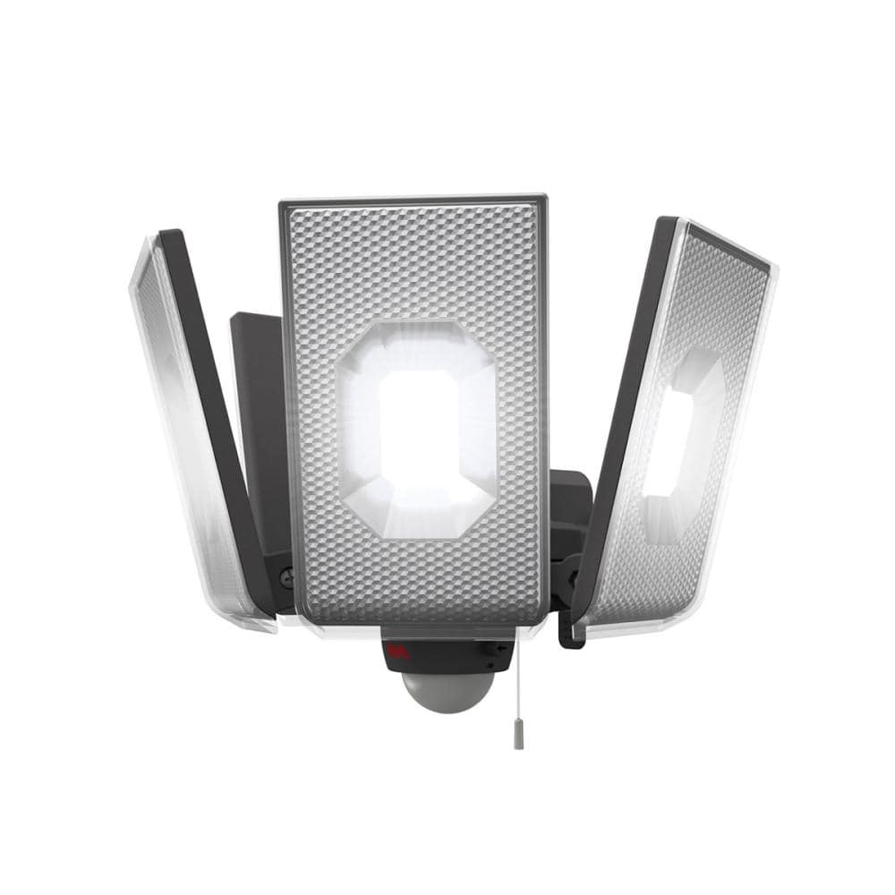 ムサシ 12.5W×4灯 スライド型LEDセンサーライト AC4000