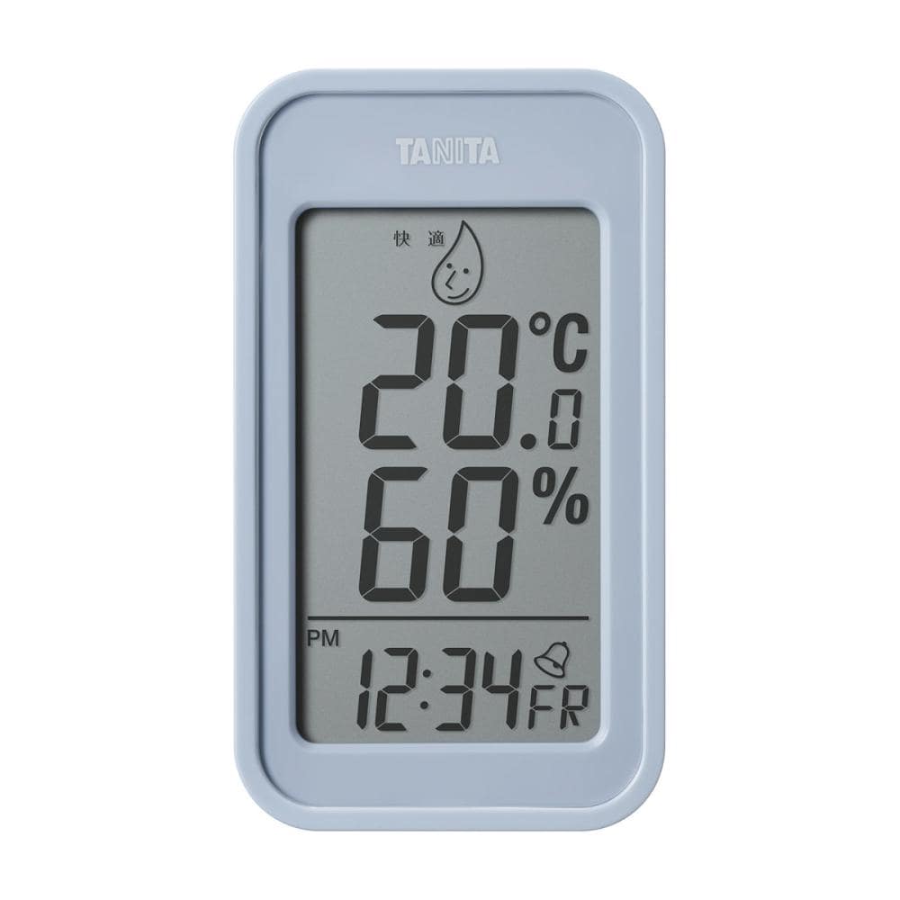 タニタ　デジタル温湿度計　ブルーグレー　ＴＴ５８９ＢＬ