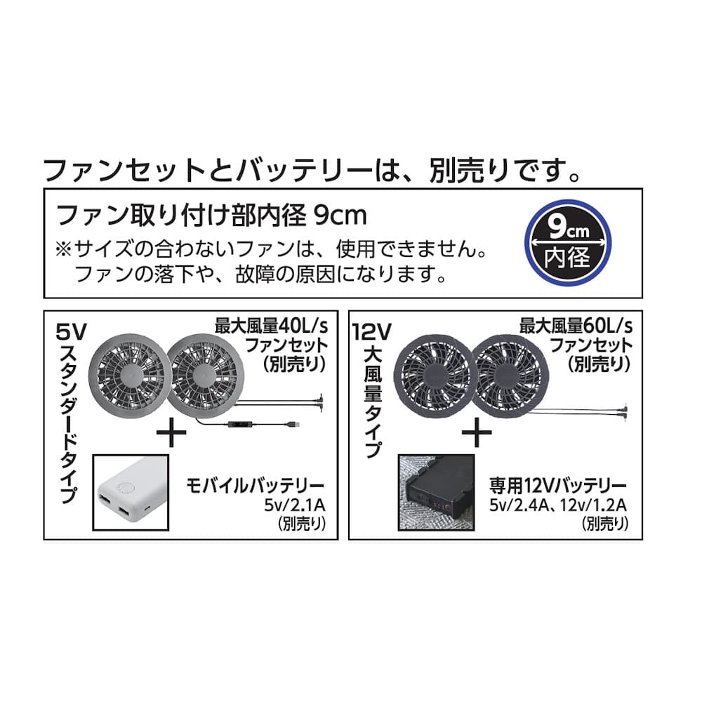 ＳＯＬＶＩＣ（ソルビック）　ファン取付用ウェア　フードベスト　シルバー　Ｌ