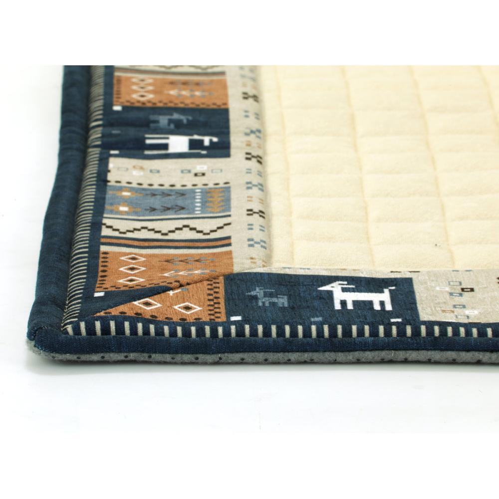 アテーナライフ　綿パイルラグ　ギャベ　１８５×１８５ｃｍ　約２．２畳