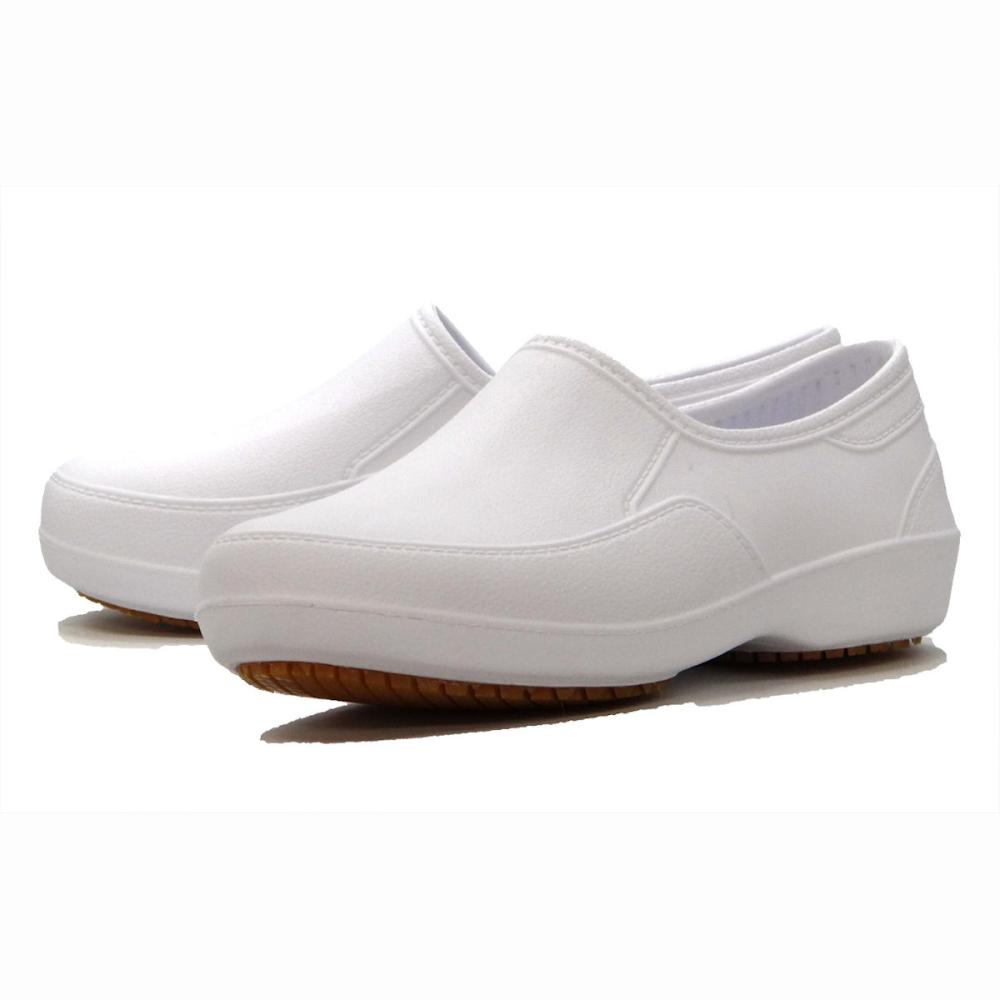 力王　厨房グリップシューズ　ＲＣ１１　白　２４．０ｃｍ