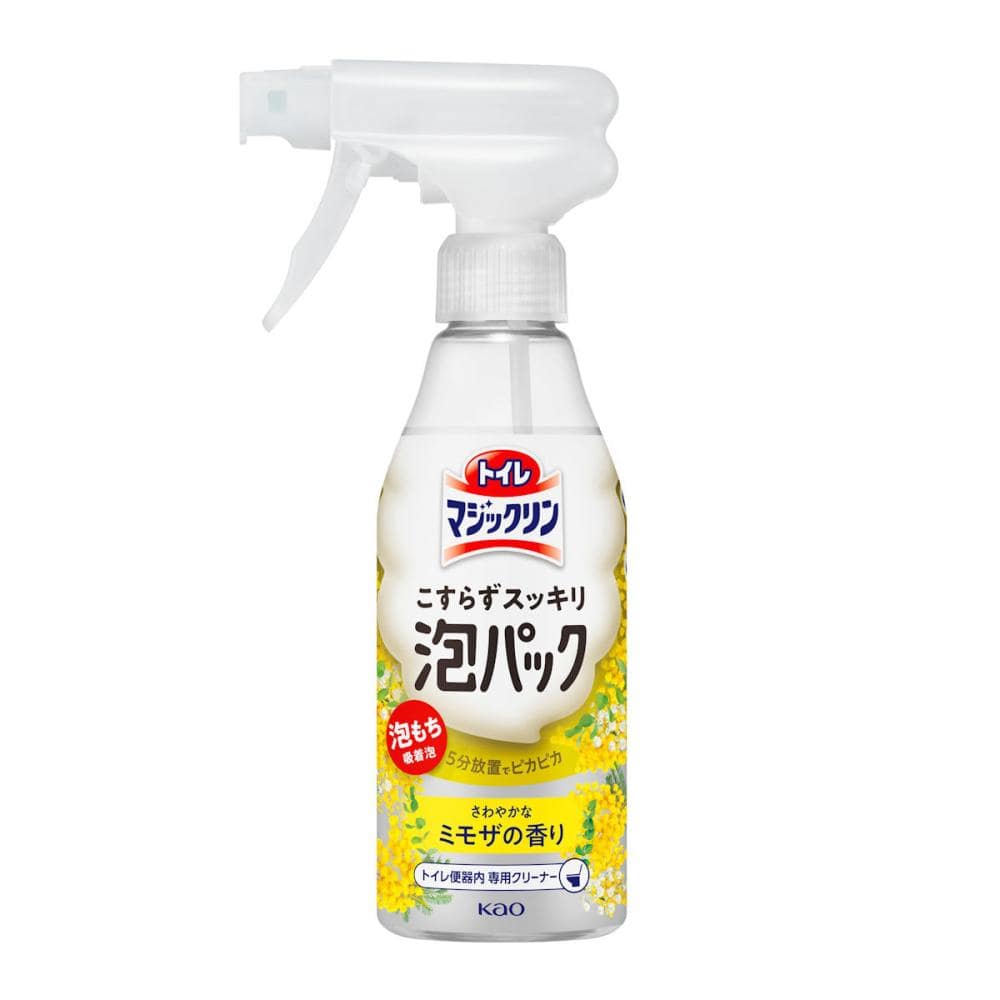 花王　トイレマジックリン　こすらずスッキリ泡パック　さわやかなミモザ　本体　３００ｍＬ