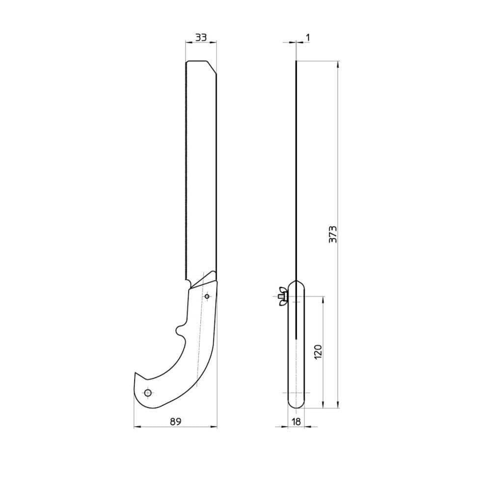 SANEI（サンエイ）　ワールドソー（木製柄付）　Ｒ３９１－１