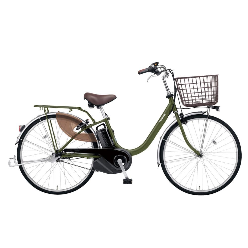 パナソニック　電動アシスト自転車　２４ビビＬ　２６インチ　アイビーグリーン