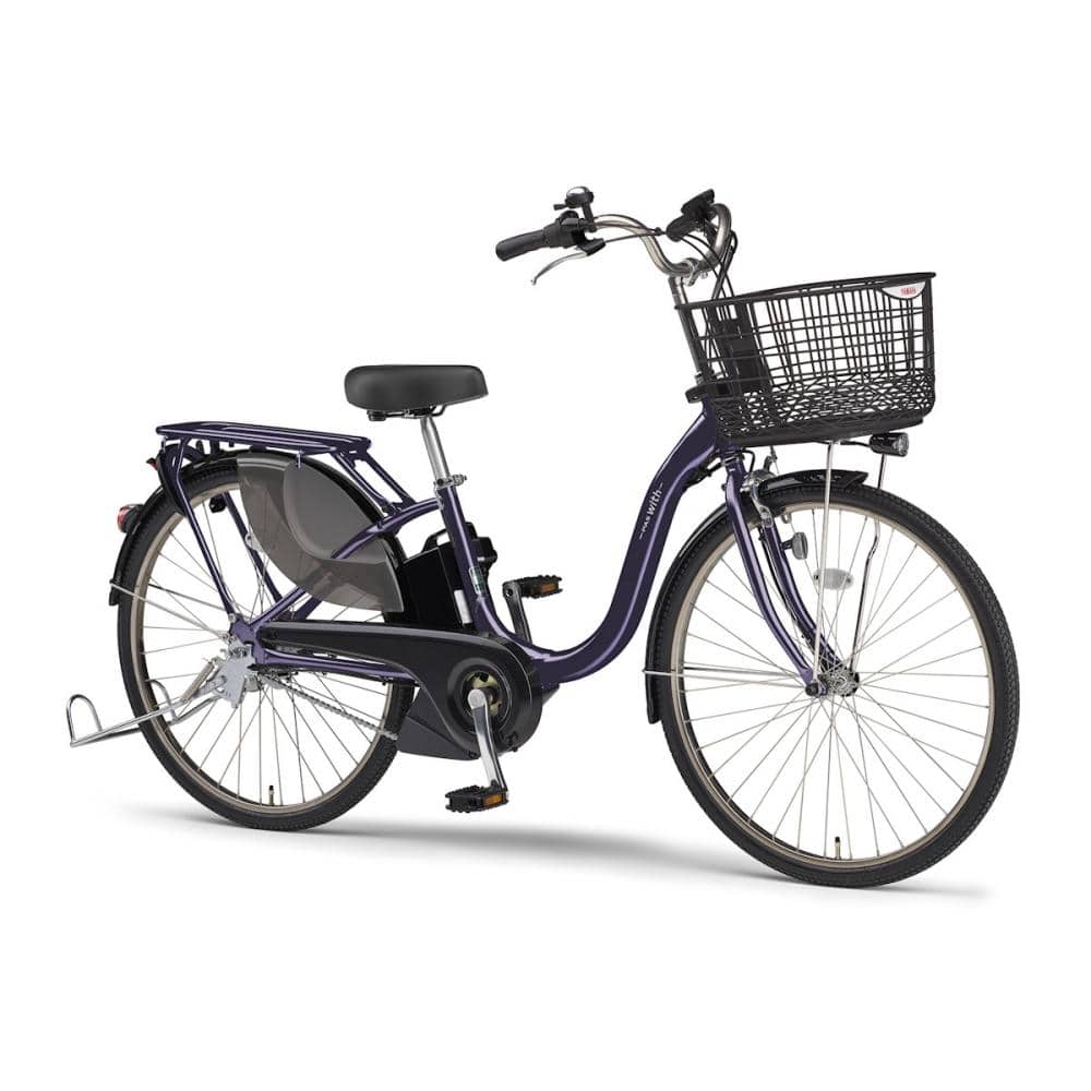 ヤマハ　電動アシスト自転車　２４ＰＡＳ　ＷｉｔｈＳＰ　２６インチ　ディープバイオレット