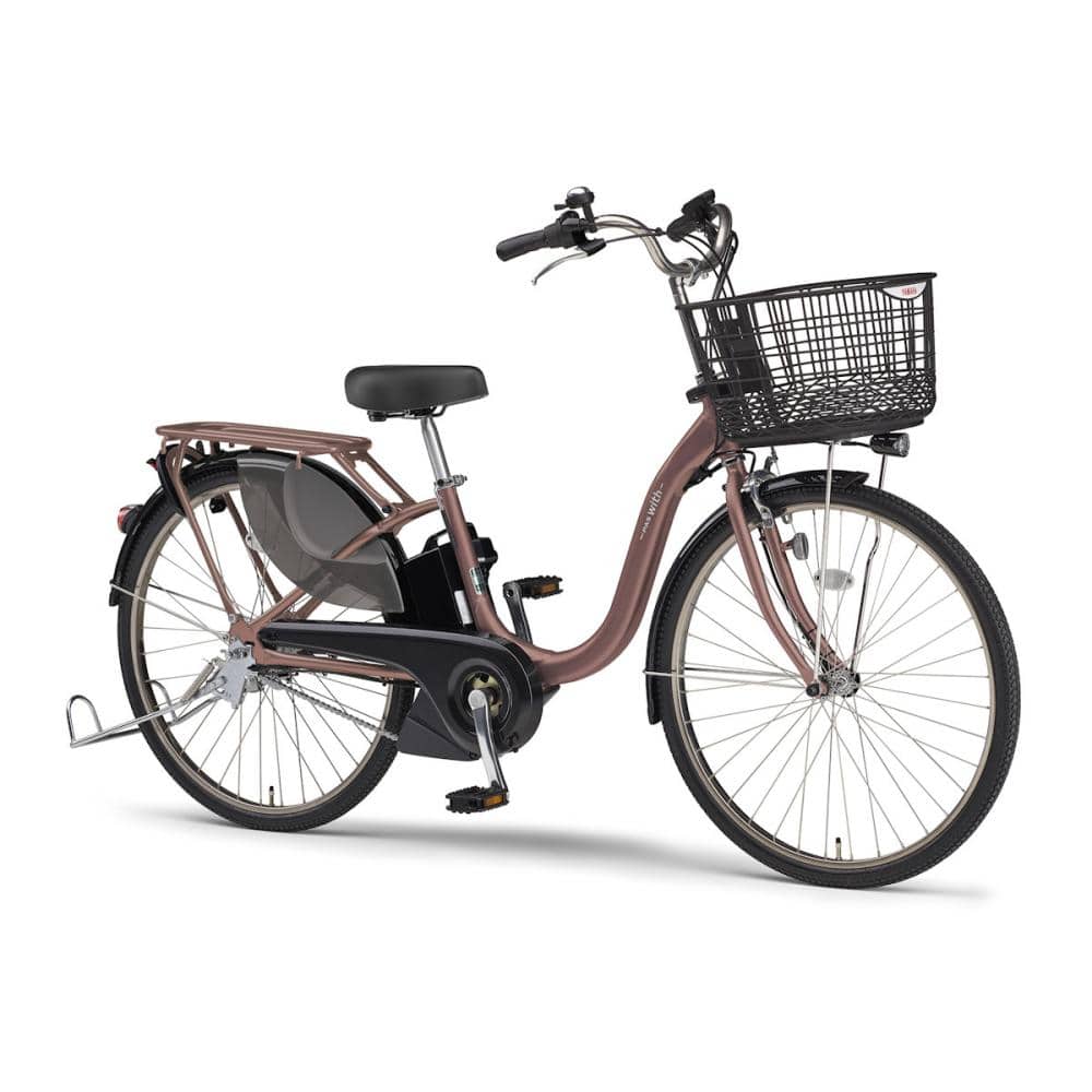 ヤマハ　電動アシスト自転車　２４ＰＡＳ　ＷｉｔｈＳＰ　２６インチ　ブロンズメタリック