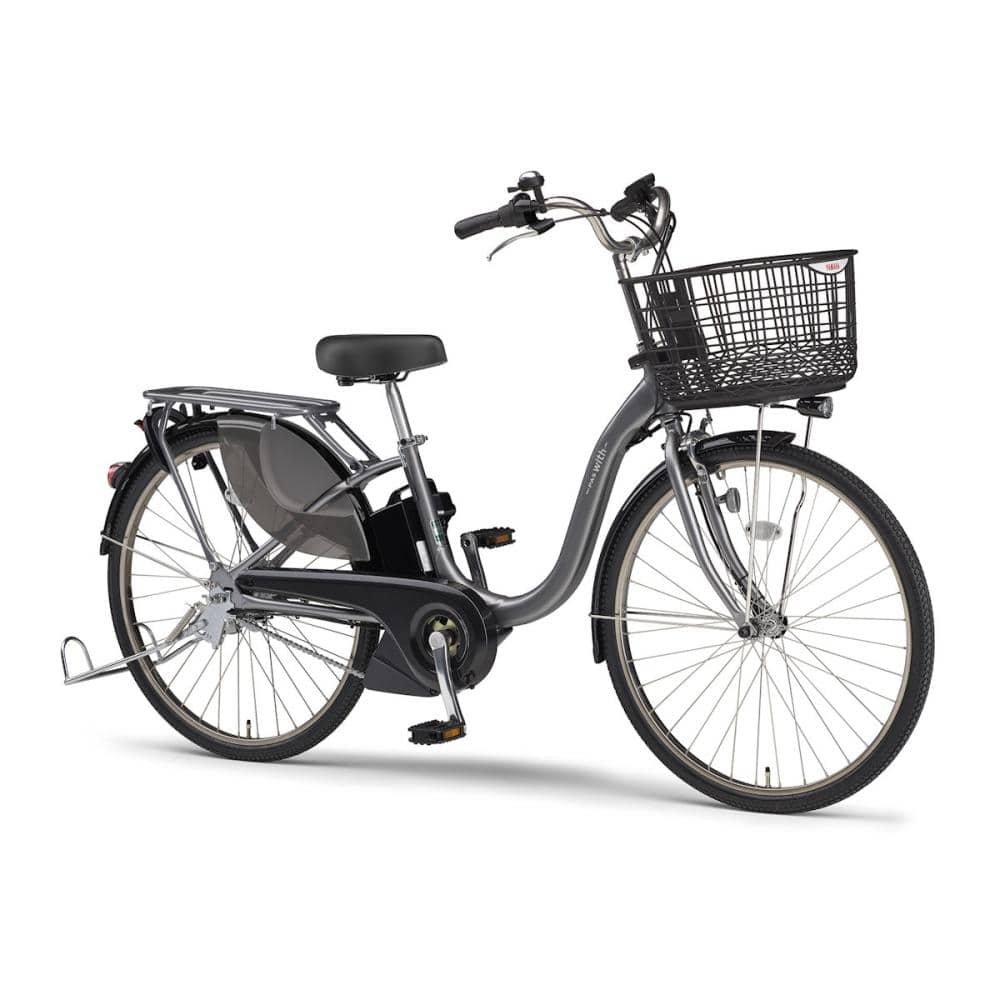 ヤマハ　電動アシスト自転車　２４ＰＡＳ　ＷｉｔｈＳＰ　２６インチ　グレーメタリック