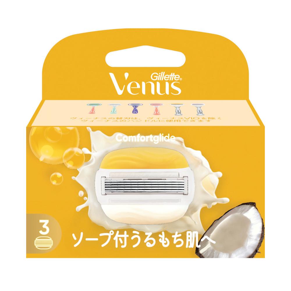 P&G ジレット ヴィーナス コンフォートグライド ココナッツの香り 替刃3個入り