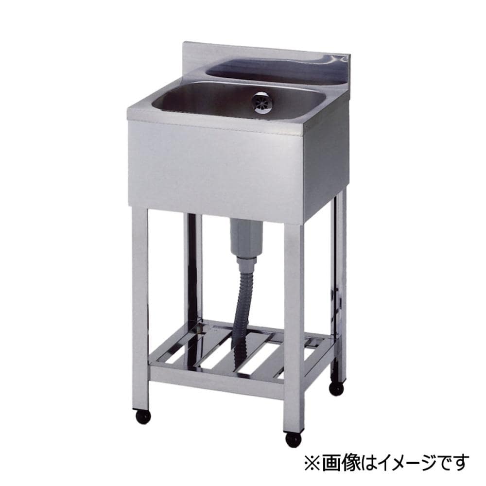 東製作所 業務用厨房機器 一槽シンクKタイプ 幅750mm KP1-750