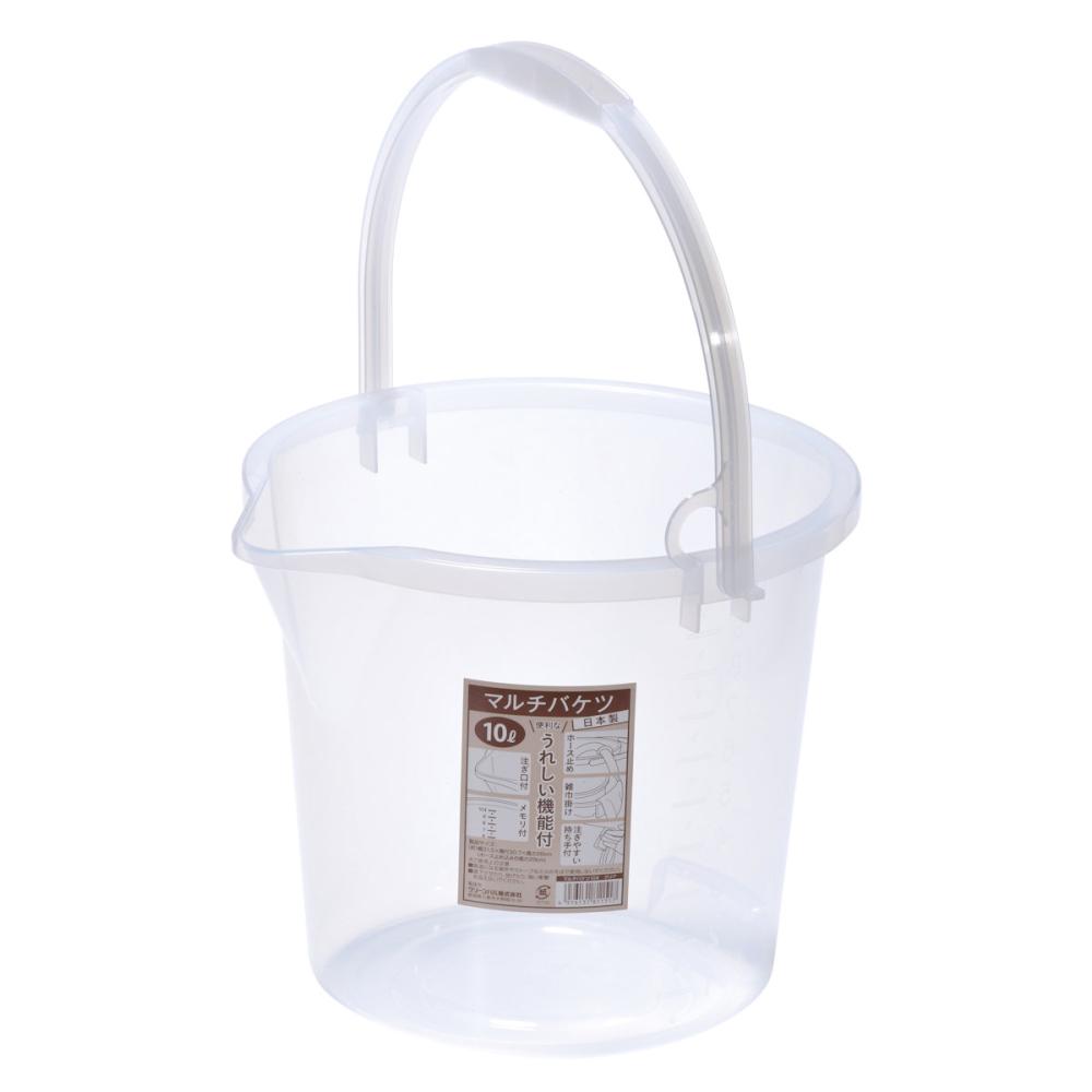 グリーンパル マルチバケツ クリア 10L