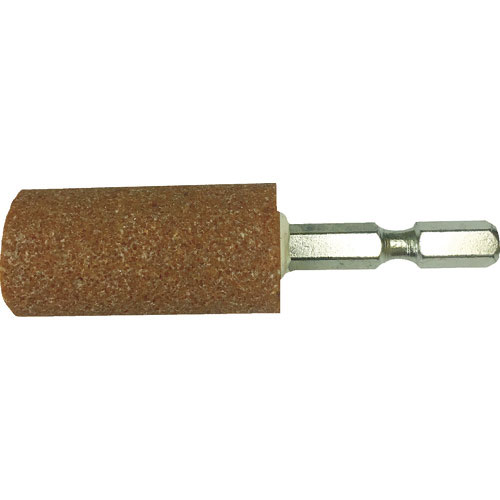RELIEF 六角軸 軸付砥石 金属用(WA) 円筒型 φ20×38mm_