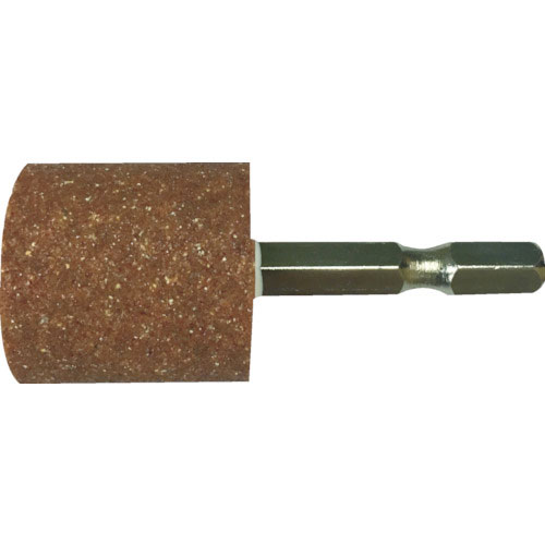 RELIEF 六角軸 軸付砥石 金属用(WA) 円筒型 φ25×25mm_