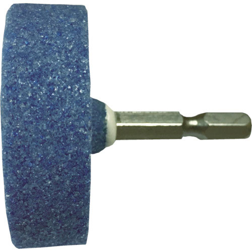 RELIEF 六角軸 軸付砥石 ステンレス用(WA) 平型 φ50×13mm_