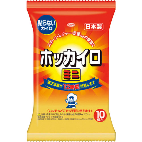 興和 【在庫限りで今季廃番】貼らないホッカイロ ミニ 10個入り_