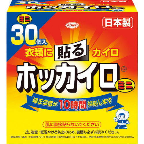 興和 【在庫限りで今季廃番】貼るホッカイロミニ 30個入_