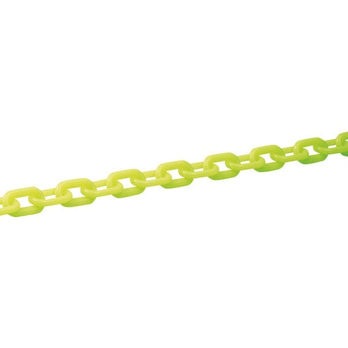 緑十字　プラスチックチェーン　蛍光緑　ＰＴ－６３０ＫＧ　長さ３０ｍ　線径６ｍｍΦ　ポリエチレン＿