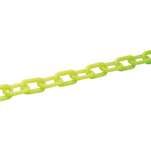 緑十字 プラスチックチェーン 蛍光緑 PT-830KG 長さ 緑十字 プラスチックチェーン 蛍光緑 PT-830KG 長さ
