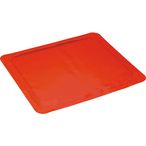 緑十字　制電ベースマット　赤　ＯＧ－ＭＢ５５６５　６００×７００ｍｍ　シート別売　ＰＶＣ＿