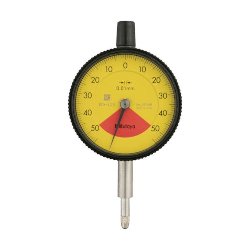 ミツトヨ　標準形ダイヤルゲージ（１回転未満・軽量タイプ）　測定範囲０～１ｍｍ　最小表示０．０１ｍｍ　＿