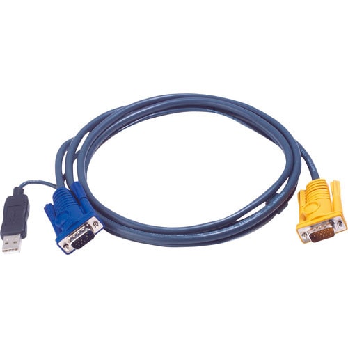 ＡＴＥＮ　ＵＳＢ　ＫＶＭケーブル　ＳＰＨＤタイプ　１．８ｍ（ＰＳ／２　ＫＶＭ用）＿