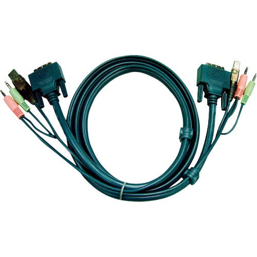 ＡＴＥＮ　ＤＶＩ　ＫＶＭケーブル　３ｍ＿