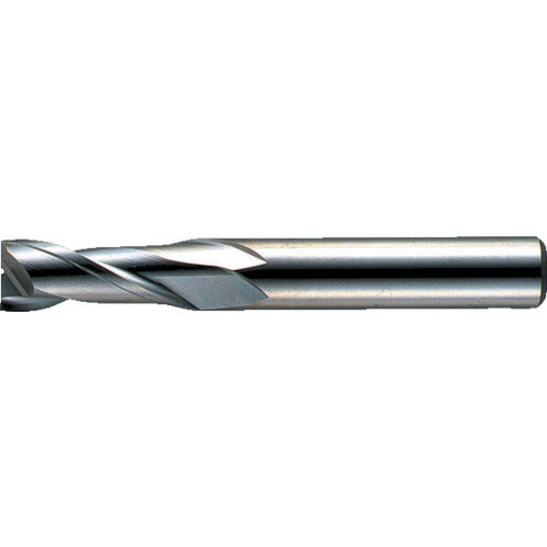 三菱Ｋ　２枚刃汎用　ハイススクエアエンドミルミディアム刃長（Ｍ）２．５ｍｍ＿