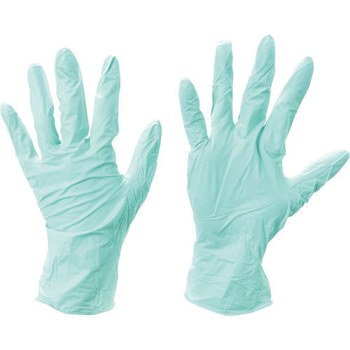 Ｓｅｍｐｅｒｉｔ　使い捨てニトリル手袋　Ｇｒｅｅｎ　Ｍ　０．０７ｍｍ　粉無　緑＿
