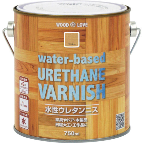 ニッぺ 水性ウレタンニス 750ml クリヤー 300N026-750_
