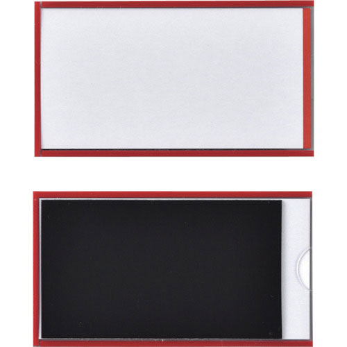 緑十字　カードケース（裏マグネット付）　赤　ＭＰ－２Ｒ　５０×９０ｍｍ　１０枚組　硬質タイプ＿
