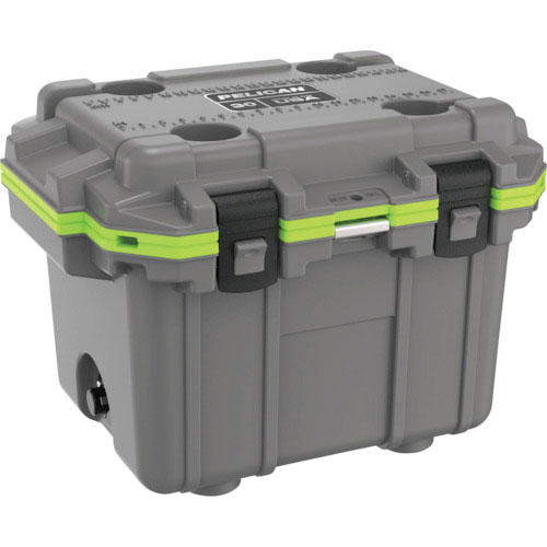 PELICAN 30QT エリートクーラー ダークグレーXグリーン_