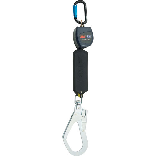 3M DBI-サラ Nano-Lok 巻取り式ランヤード シングル 3101743 タイプ2_