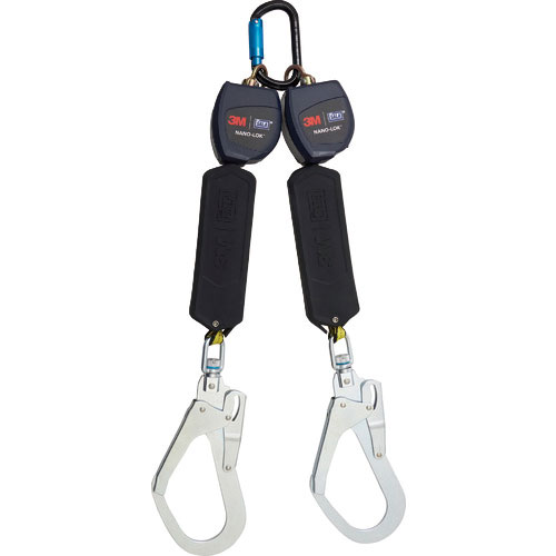 3M DBI-サラ Nano-Lok 巻取り式ランヤード ツイン 3101744 タイプ2_