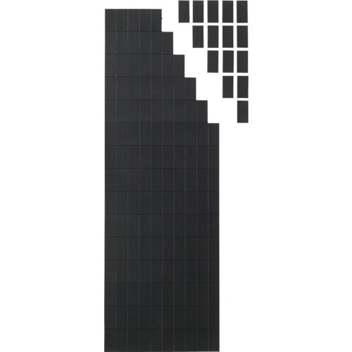 緑十字 マグネット粘着シート マグネ40T 10×20mm/150枚組 シート:100×300_