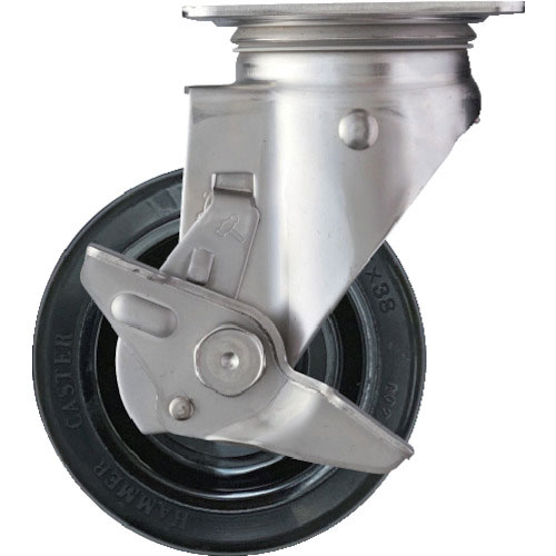 ハンマー SUS サイドSP付 ゴム車125mm_