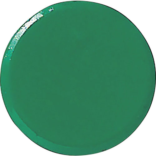 緑十字　強磁力カラーマグネット（ボタン型）　緑　ＷＭＧ－４７１Ｇ　３０Φ×７ｍｍ　２個組　両面磁力＿