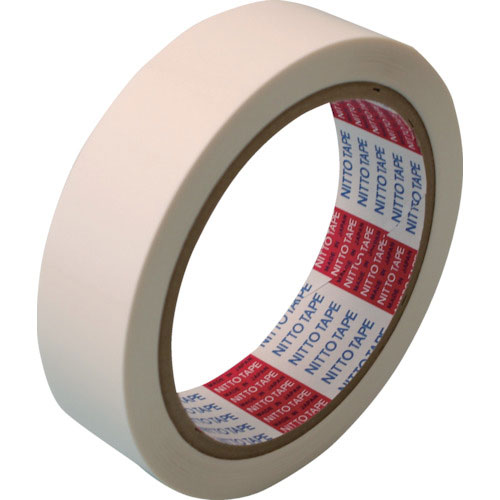 日東 電気絶縁用ポリエステル粘着テープ No.31C 基材厚み25μ×25mm×50m 白_