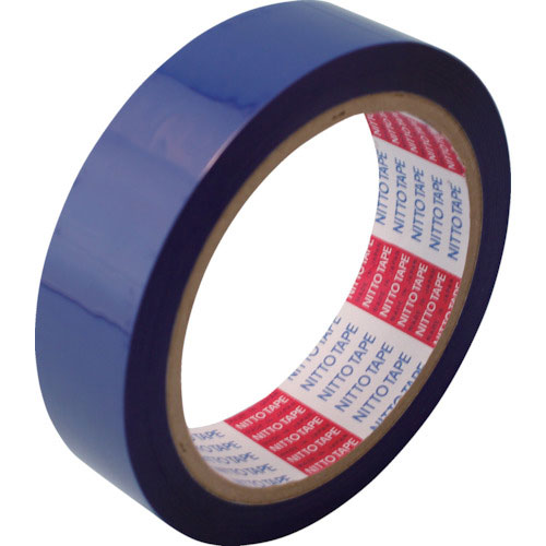 日東 電気絶縁用ポリエステル粘着テープ No.31C 基材厚み25μ×30mm×50m 青_
