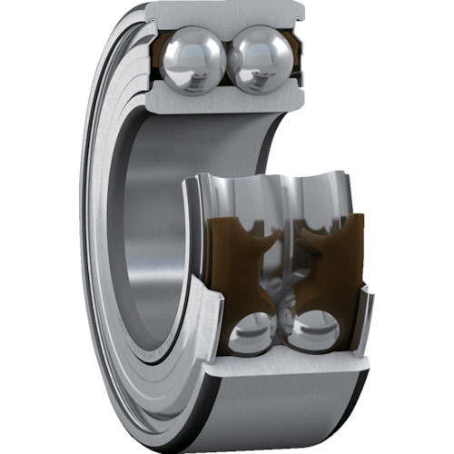 SKF 複列アンギュラ玉軸受、軸受両端鋼板シールド 内径15mmX外径35mmX幅15.9mm_