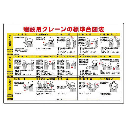 ユニット　クレーン合図法　無線手合図併記型＿