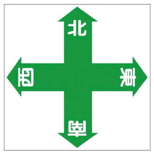 ユニット　床貼り用ステッカー　東西南北＿