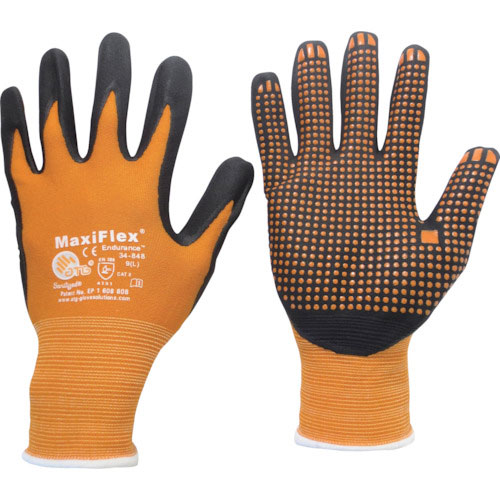 エーティージー　ニトリル背抜き手袋　マキシフレックス・エンデュランス　３４－８４８　Ｌサイズ＿
